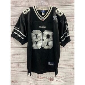Reebok Dallas Cowboys Dez Bryant 88 50th Anniversary Jersey Black Silver Mens 54
